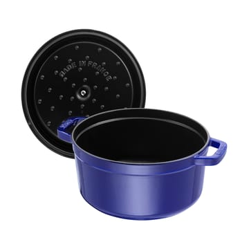 Staub La Cocotte rund gryde støbejern 8,4 L - Mørkeblå - STAUB