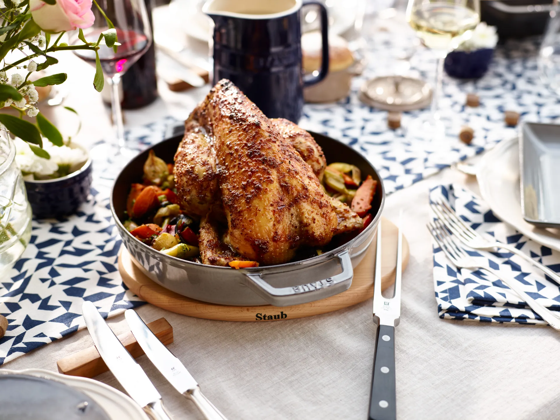 Staub magnetisk bordskåner oval bøg, 15 cm STAUB