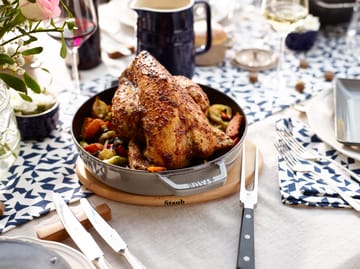 Staub magnetisk bordskåner oval bøg - 15 cm - STAUB