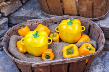 Staub mini gryde paprika 0,47 L - Gul - STAUB