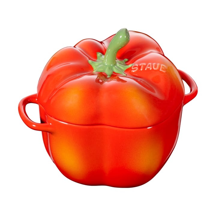 Staub mini gryde paprika 0,47 L - Orange-rød - STAUB