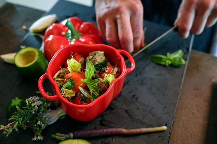 Staub mini gryde paprika 0,47 L, Orange-rød STAUB