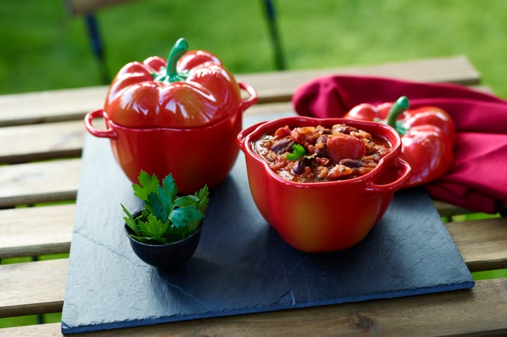 Staub mini gryde paprika 0,47 L, Orange-rød STAUB