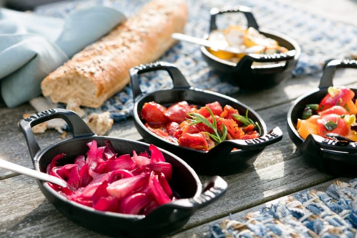 Staub oval ovnfast form støbejern 15 cm, Sort STAUB