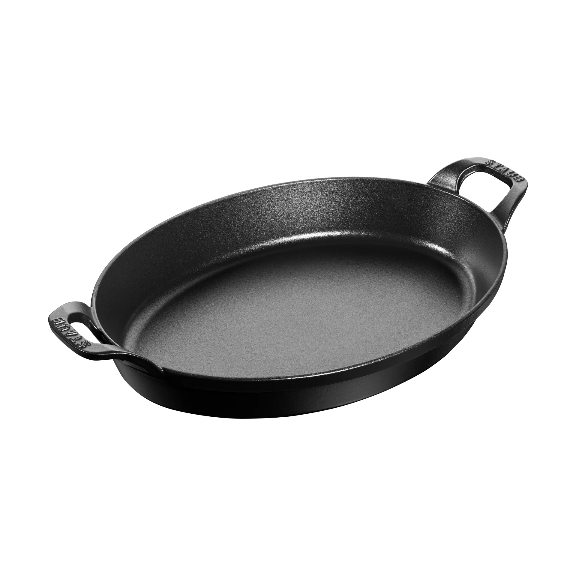 Staub oval ovnfast form støbejern 32 cm, Sort STAUB