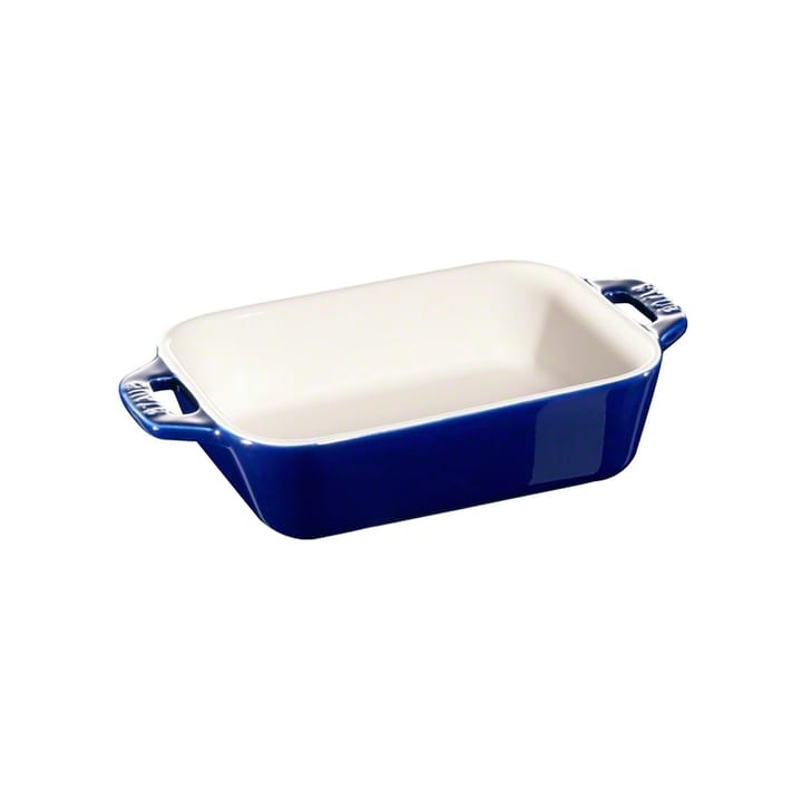 Staub rektangulær ovnform 14x11 cm - Blå - STAUB