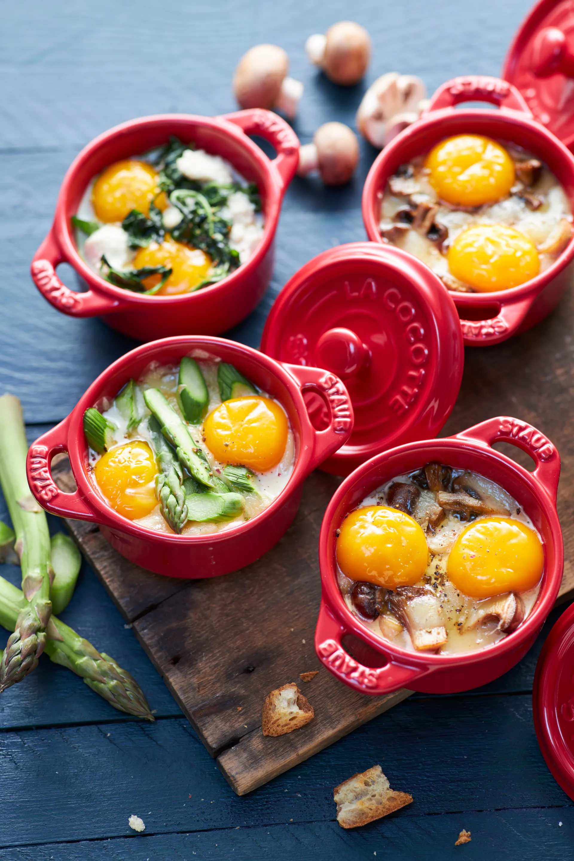 Staub rund minigryde 0,2 l, Rød STAUB