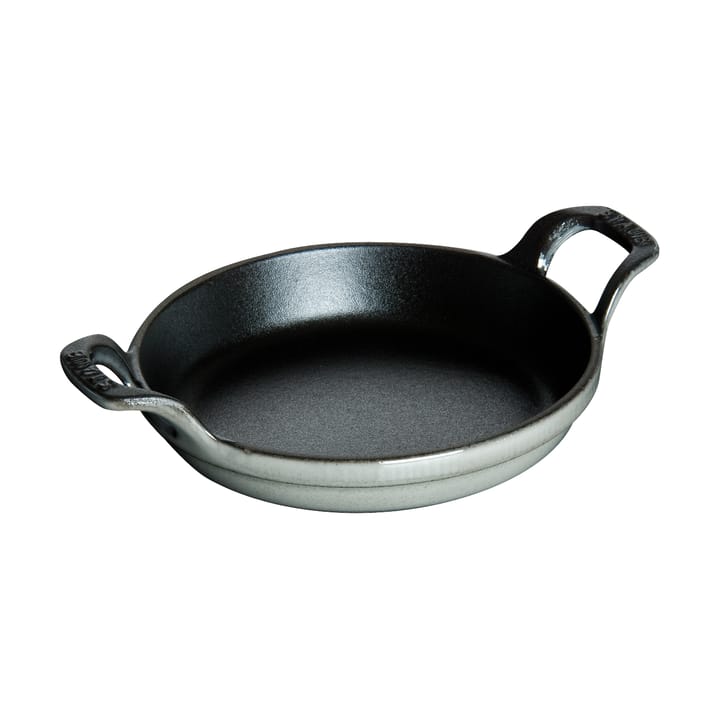 Staub rund ovnfast form støbejern Ø12 cm - Grafitgrå - STAUB