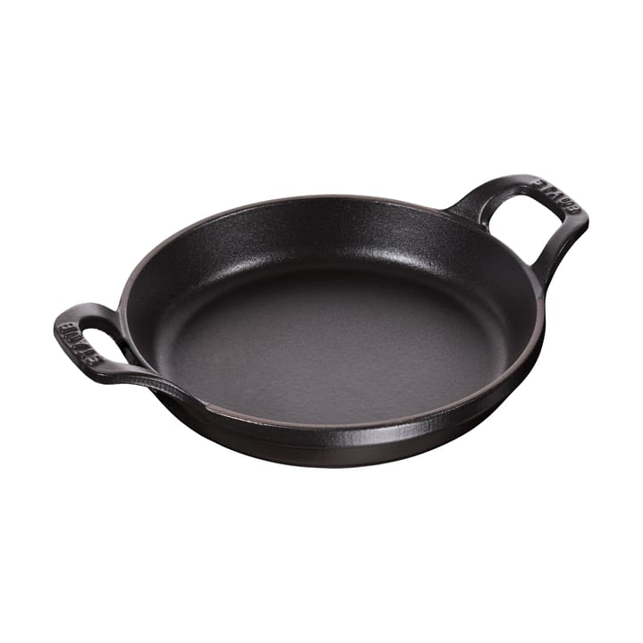 Staub rund ovnfast form støbejern Ø12 cm - Sort - STAUB
