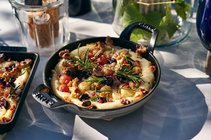 Staub rund ovnfast form støbejern Ø12 cm, Sort STAUB