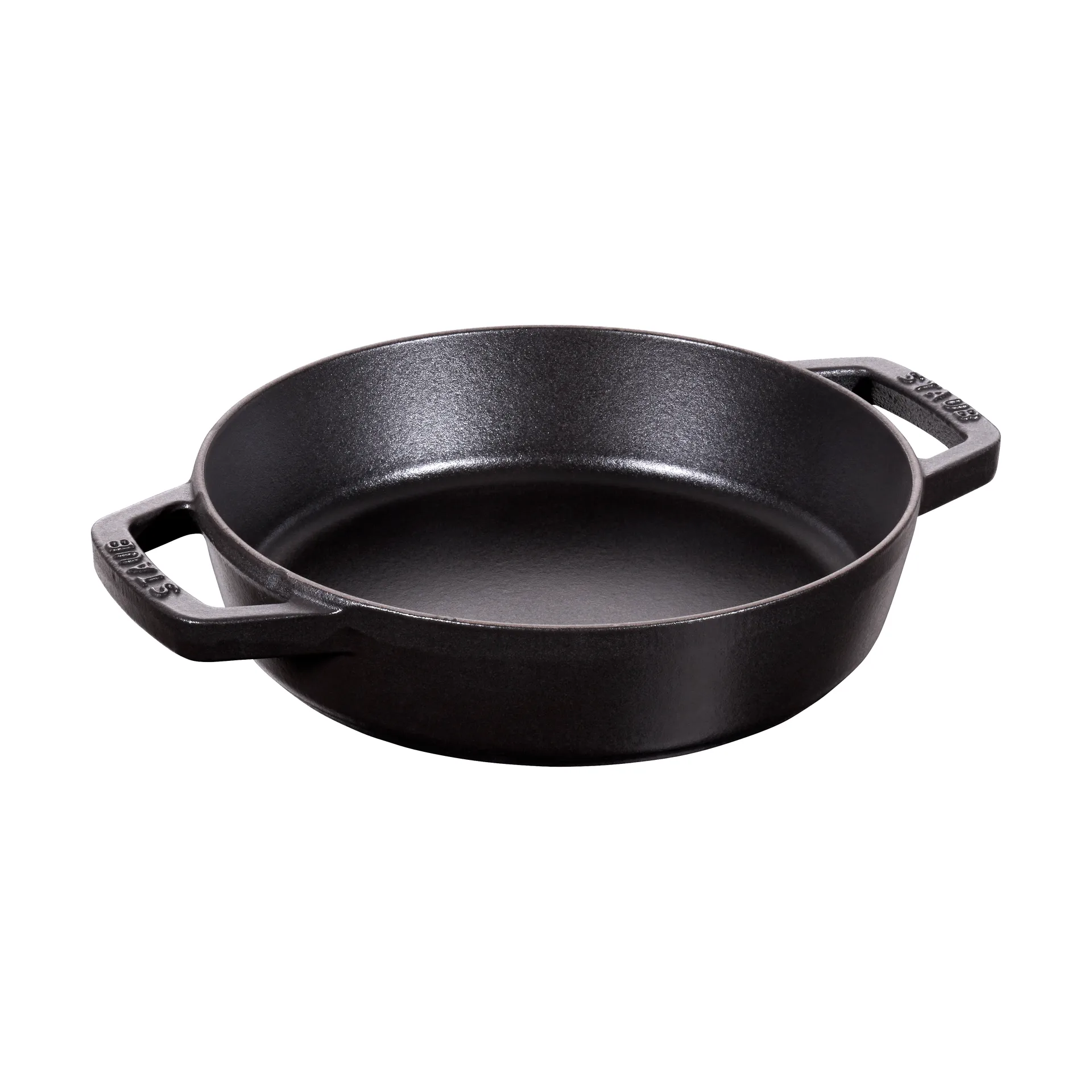STAUB Staub sauterpande støbejern 2 håndtag sort Ø20 cm