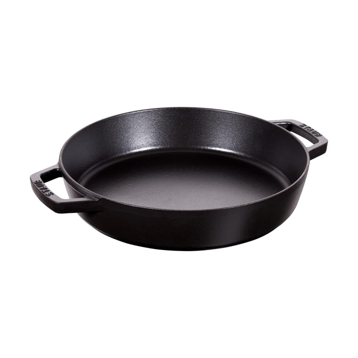Staub sauterpande støbejern 2 håndtag sort - Ø26 cm - STAUB