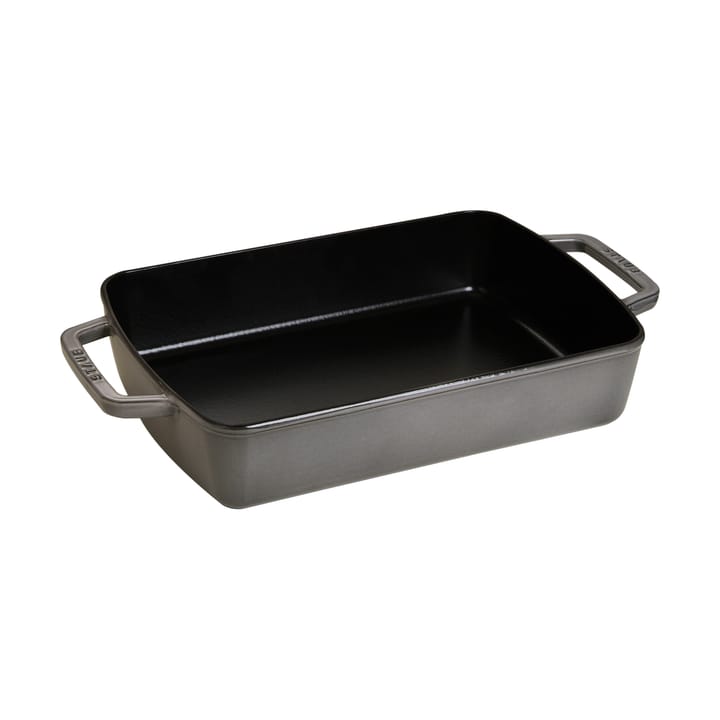 Staub Specialities ovnfast form 30x20 cm - Grafitgrå - STAUB