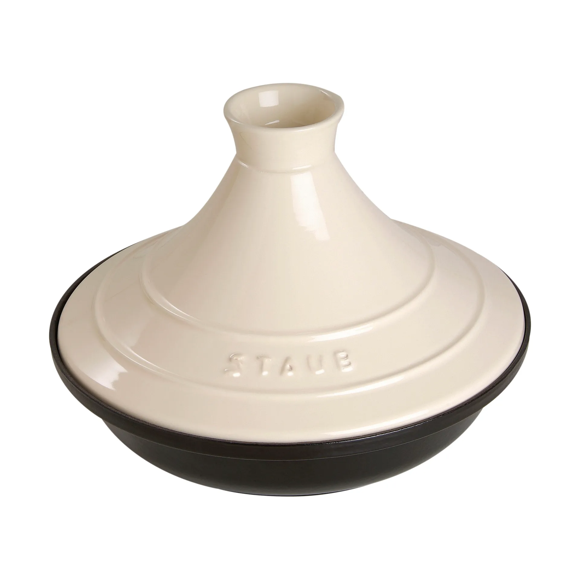 STAUB Staub Tagine støbejern sort-beige 20 cm