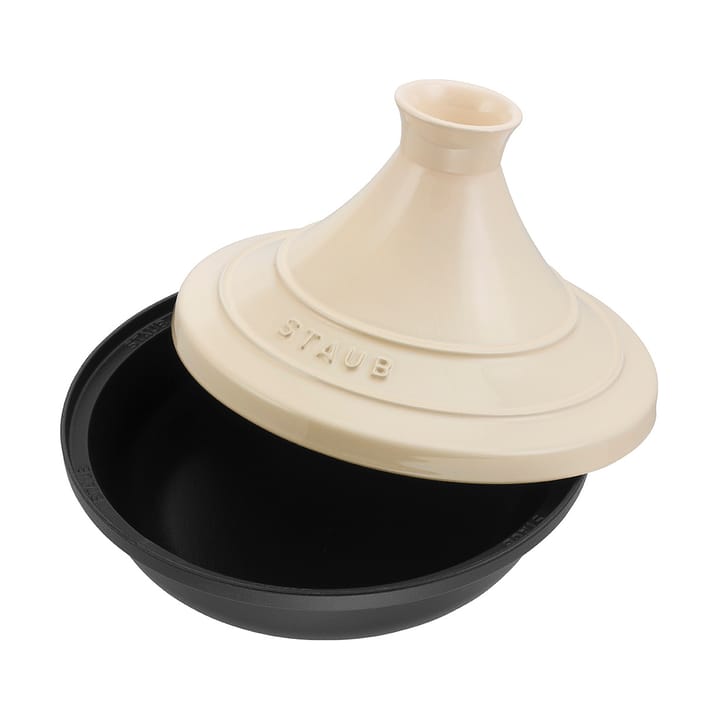 Staub Tagine støbejern sort-beige - 28 cm - STAUB