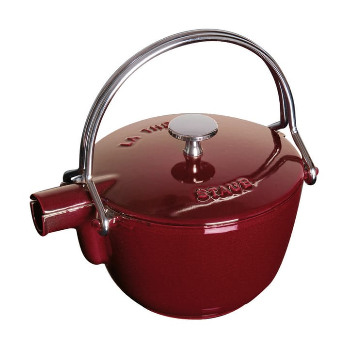 Staub tekande støbejern rund 1,15 L - Grenadine rød - STAUB