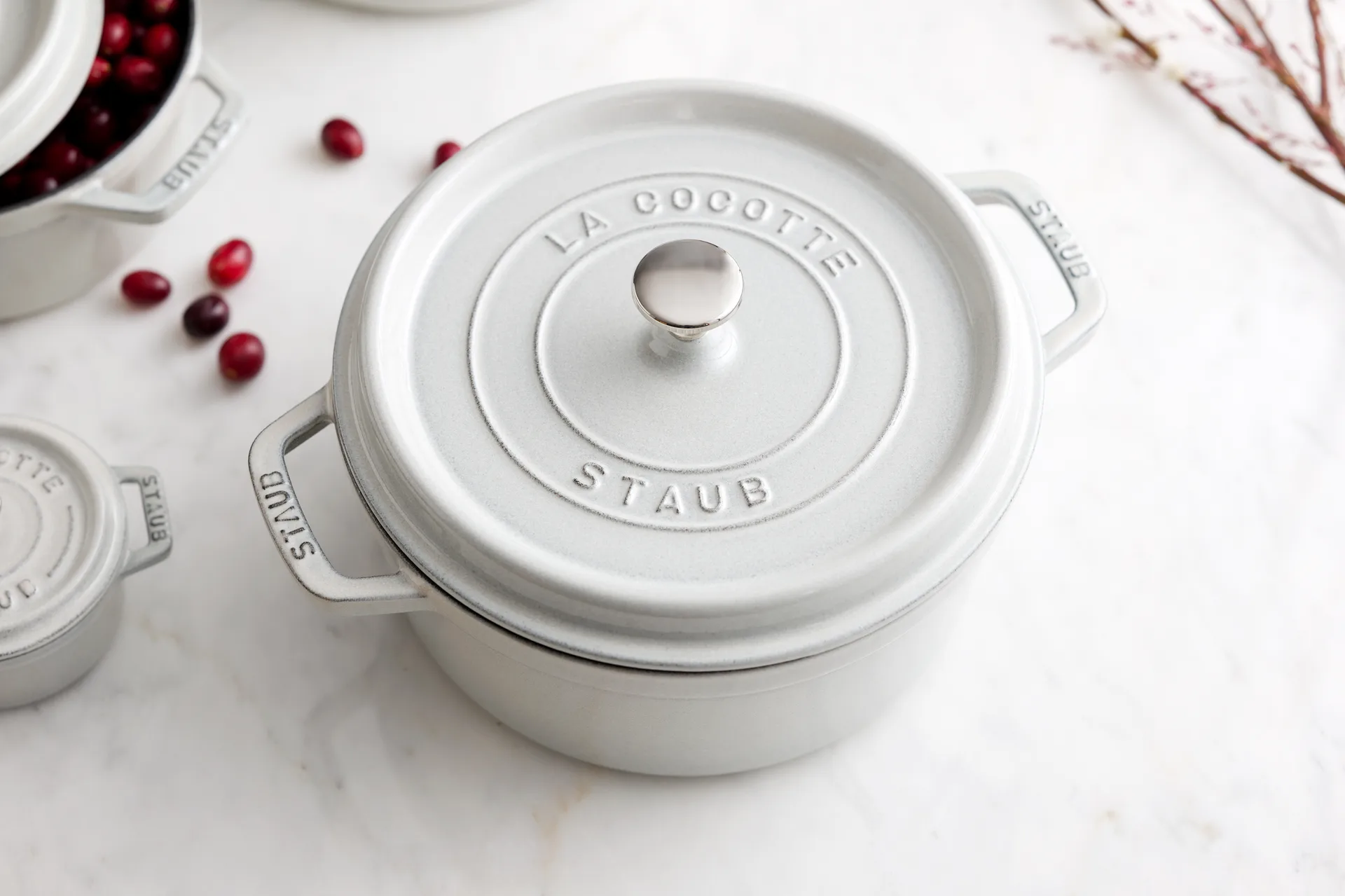 Staub White Truffle gryde, 5,2 L STAUB