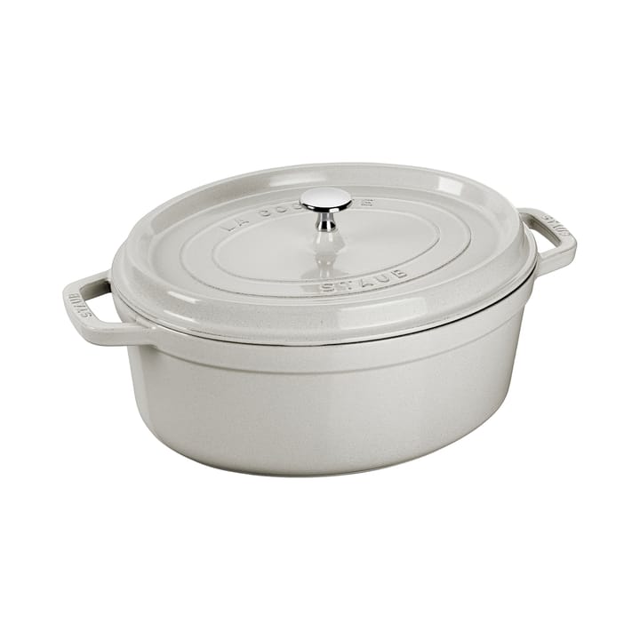 Staub White Truffle gryde oval, 2,35 L STAUB