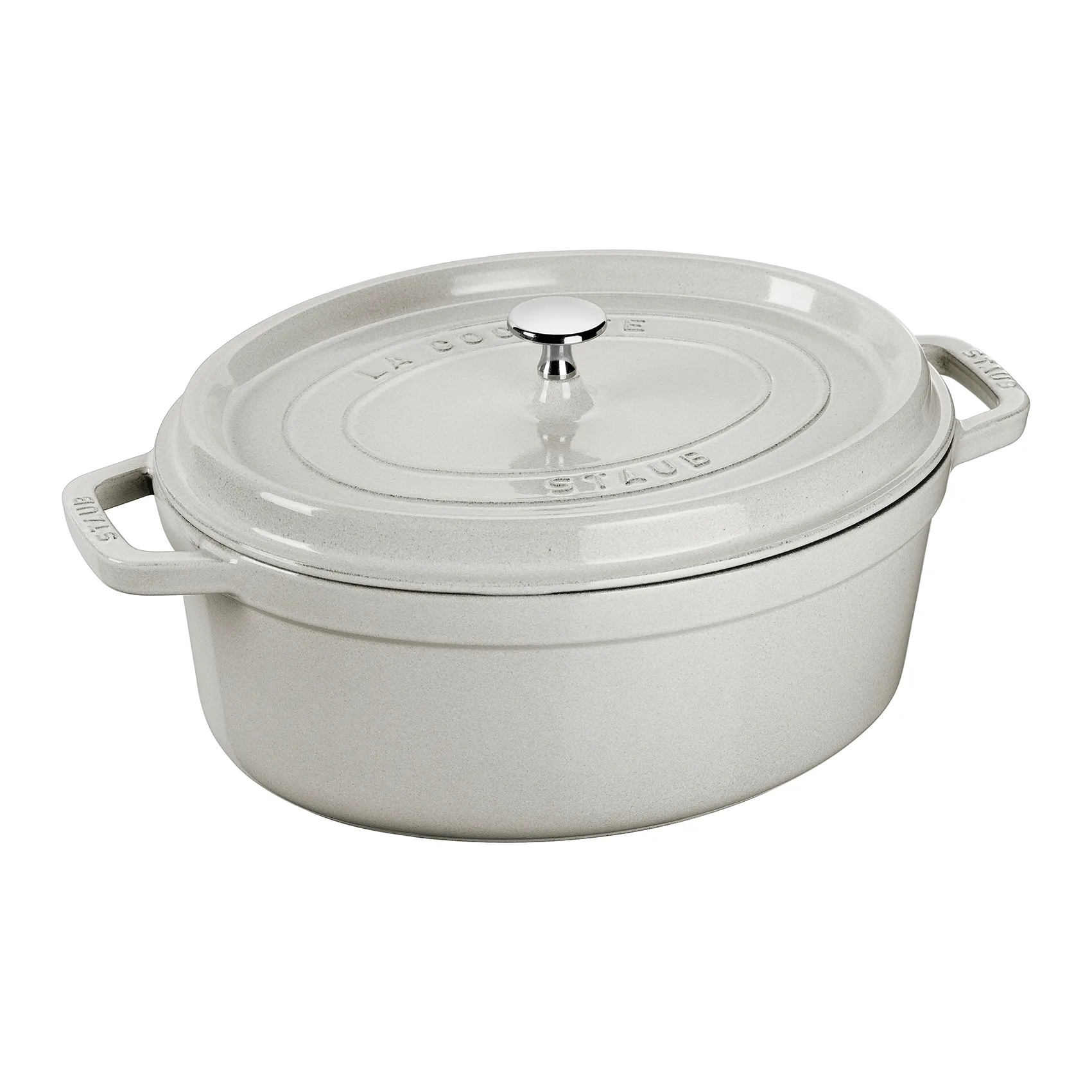 Staub White Truffle gryde oval, 4,2 L STAUB