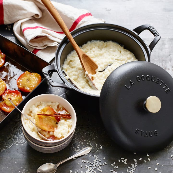 Vintage La Coquette gryde rund 0,5 L, Sort STAUB