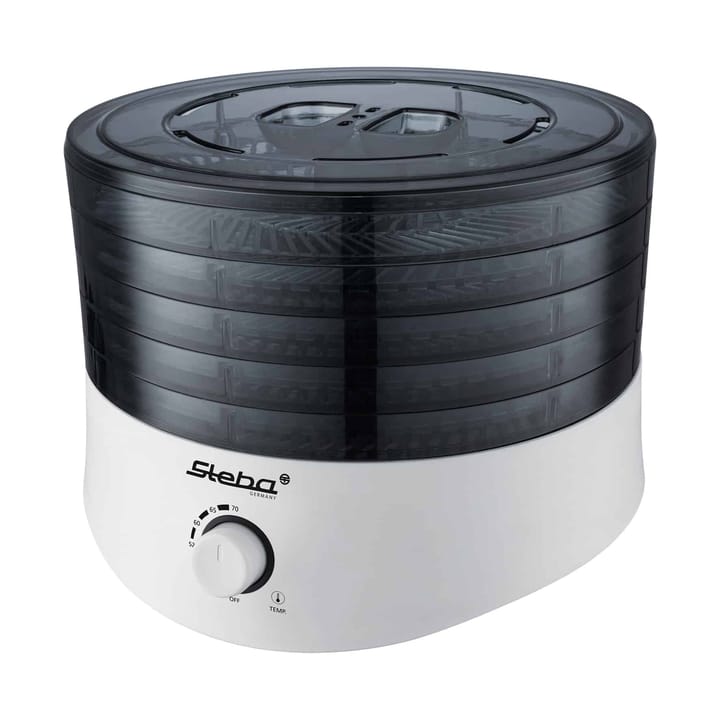 Steba ED4 Dehydrator svamptørrer 5 kurve - Sort-hvid - Steba