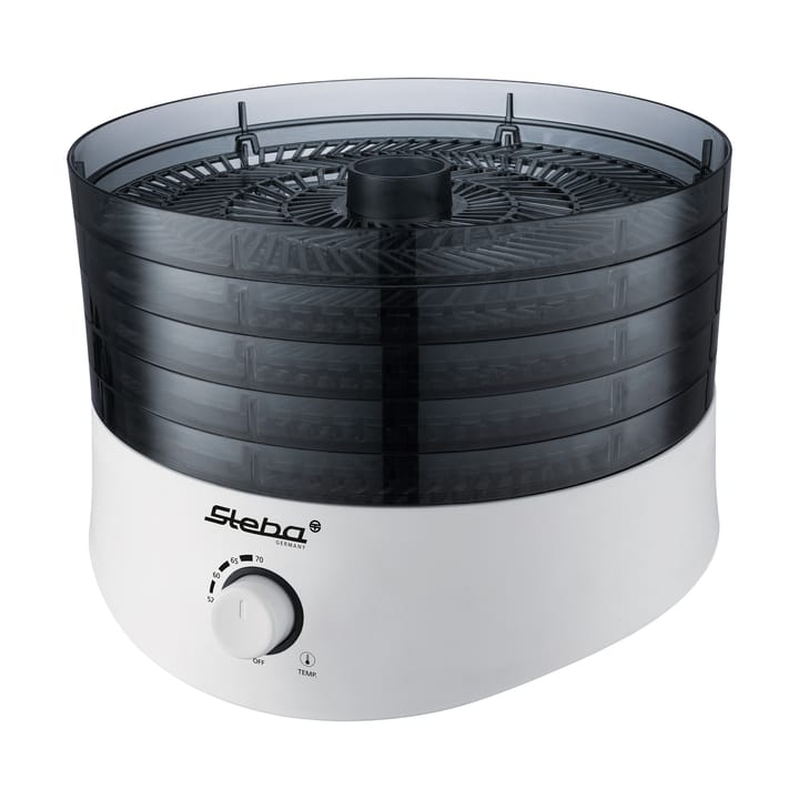 Steba ED4 Dehydrator svamptørrer 5 kurve, Sort-hvid Steba