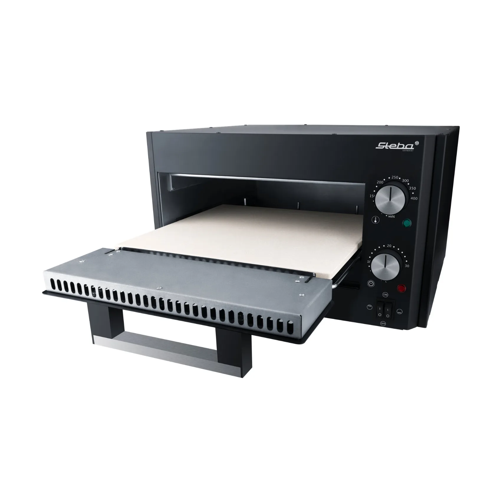 Steba PB1800 Power pizzaovn 1800W 9 L, Sort Steba