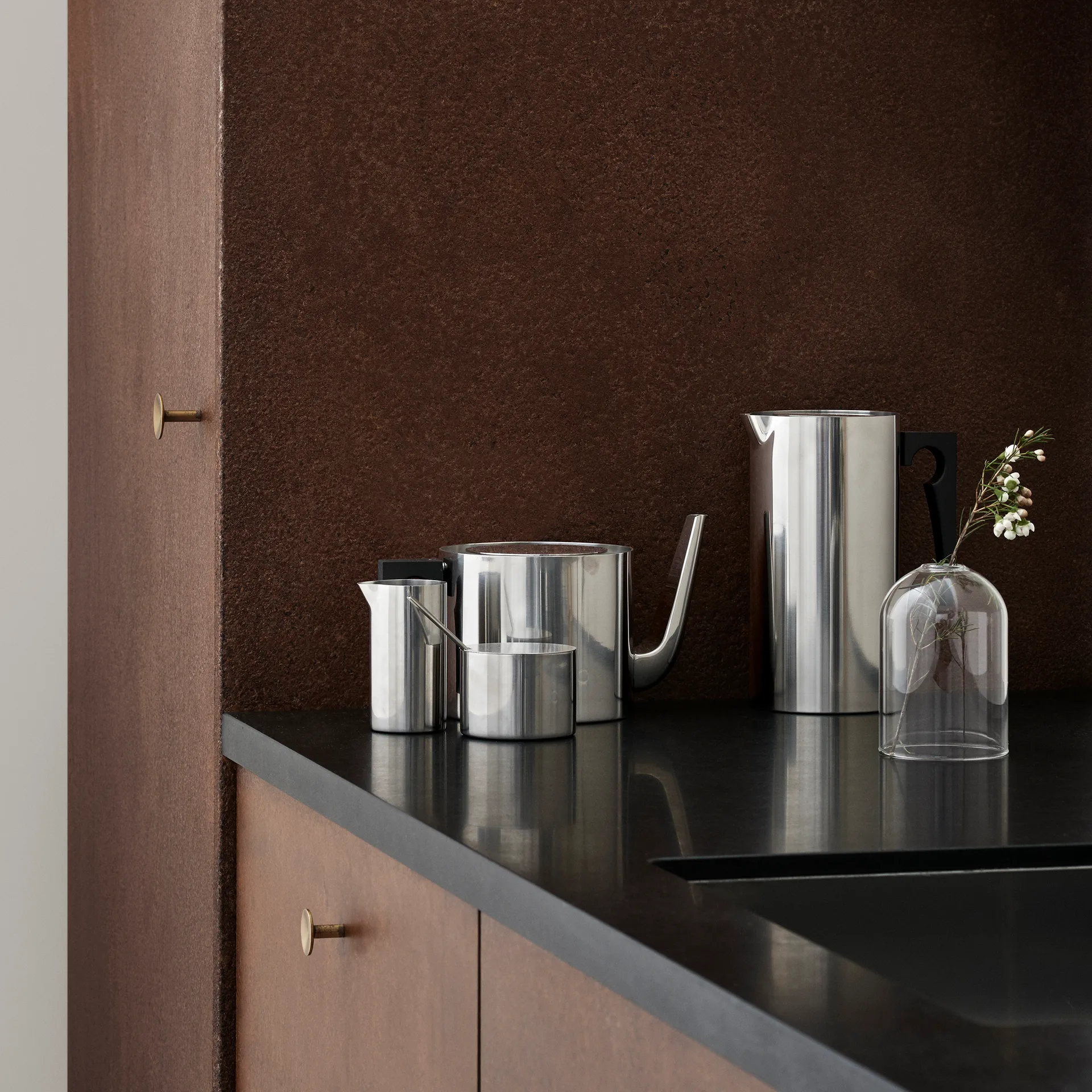 AJ cylinda-line flødekande 15 cl, Rustfri Stelton