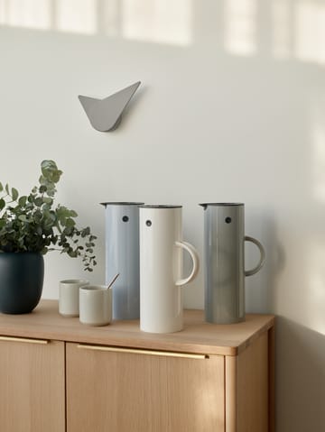 Birdie vægur 19,5 cm - Light grey - Stelton