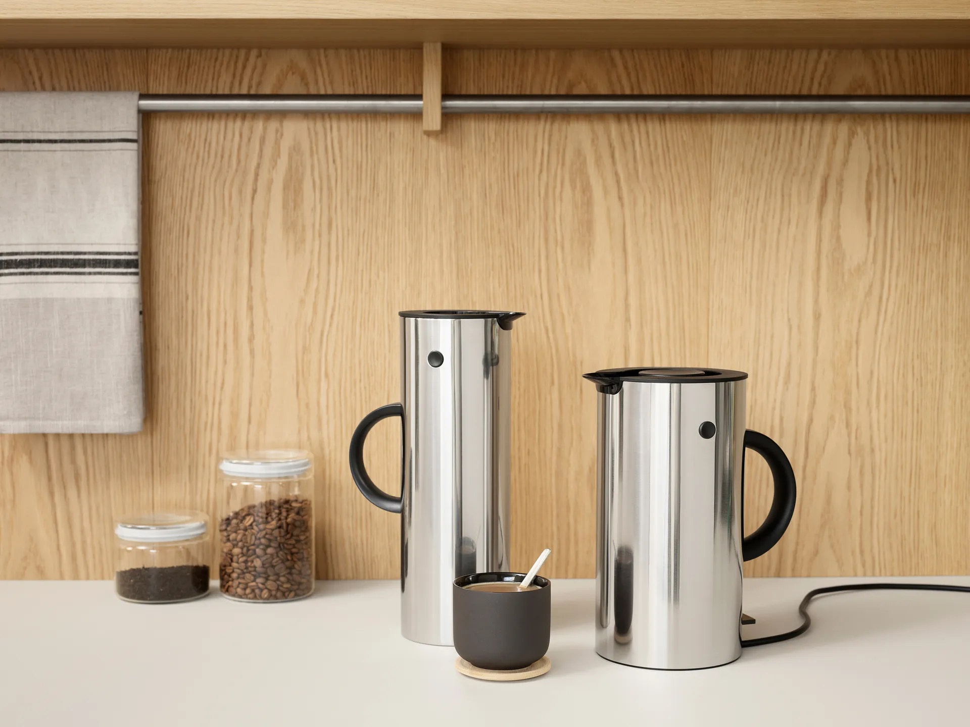 EM77 elkedel 1,5 l, Stål Stelton