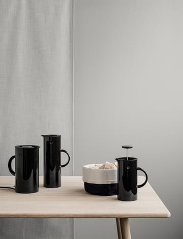 EM77 Stelton termokande 1 l - sort blank - Stelton