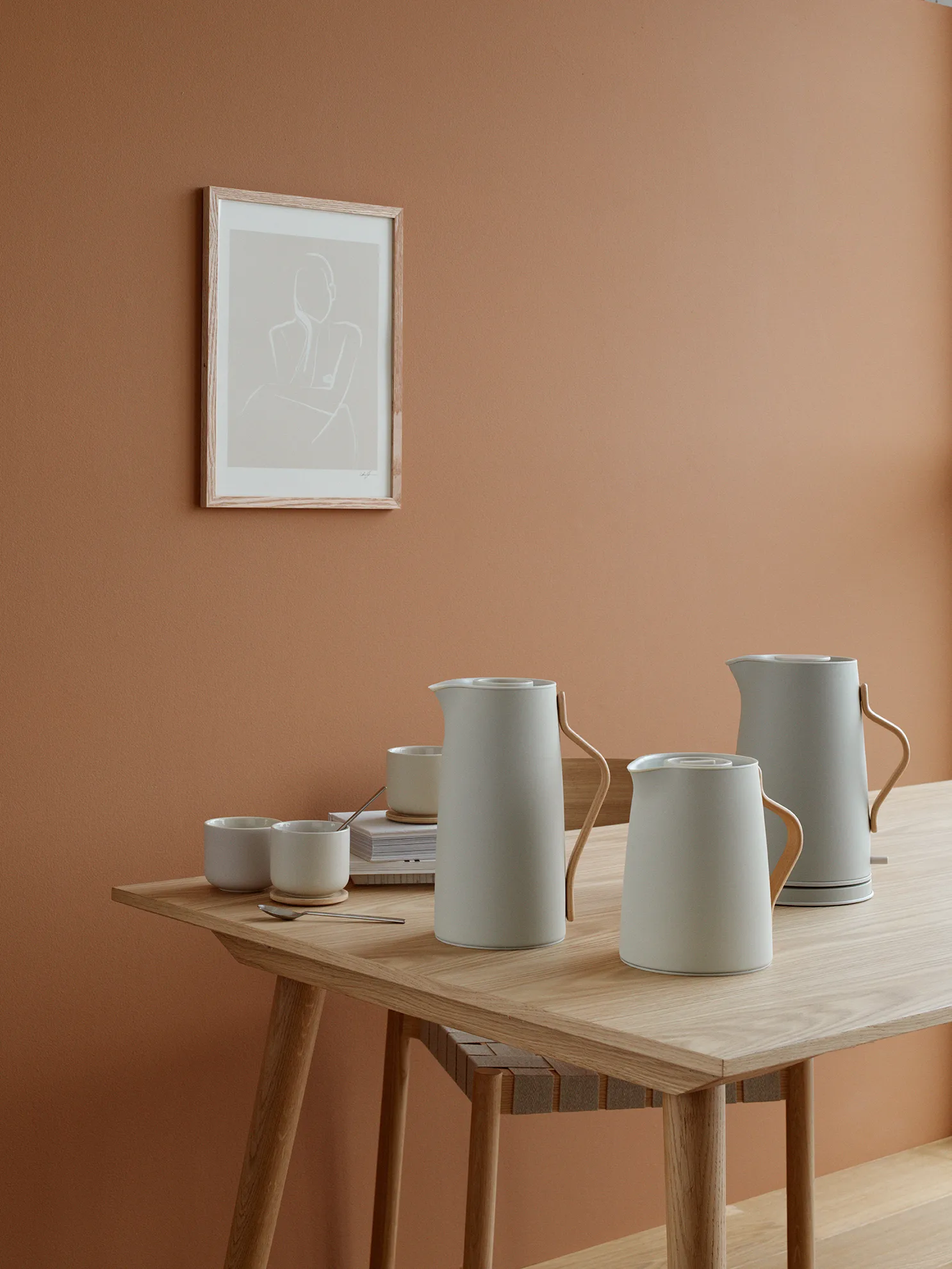 Emma termokande til kaffe, Soft sand, 1,2 L Stelton