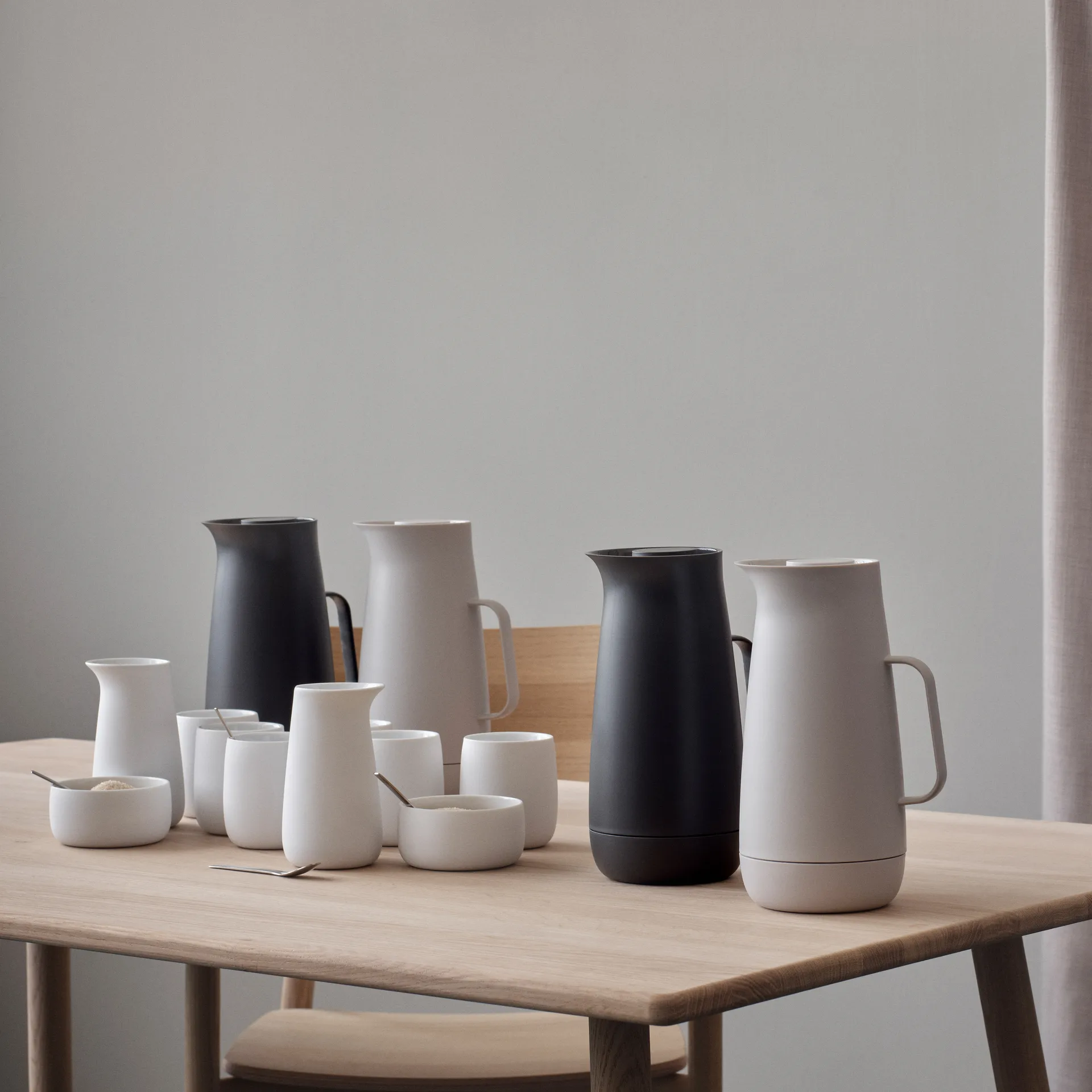 Foster termokande plast 1 L, Light grey Stelton