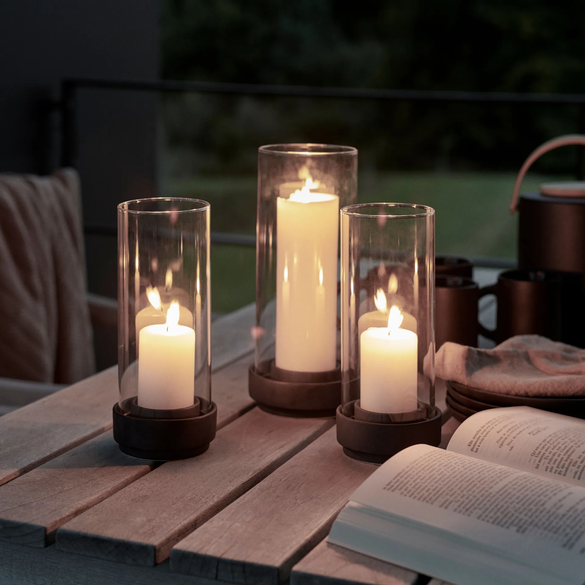 Hurricane lanterne sort, Lille Stelton