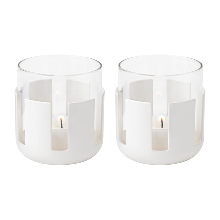 Luna fyrfadsstage 2-pak - Soft white - Stelton