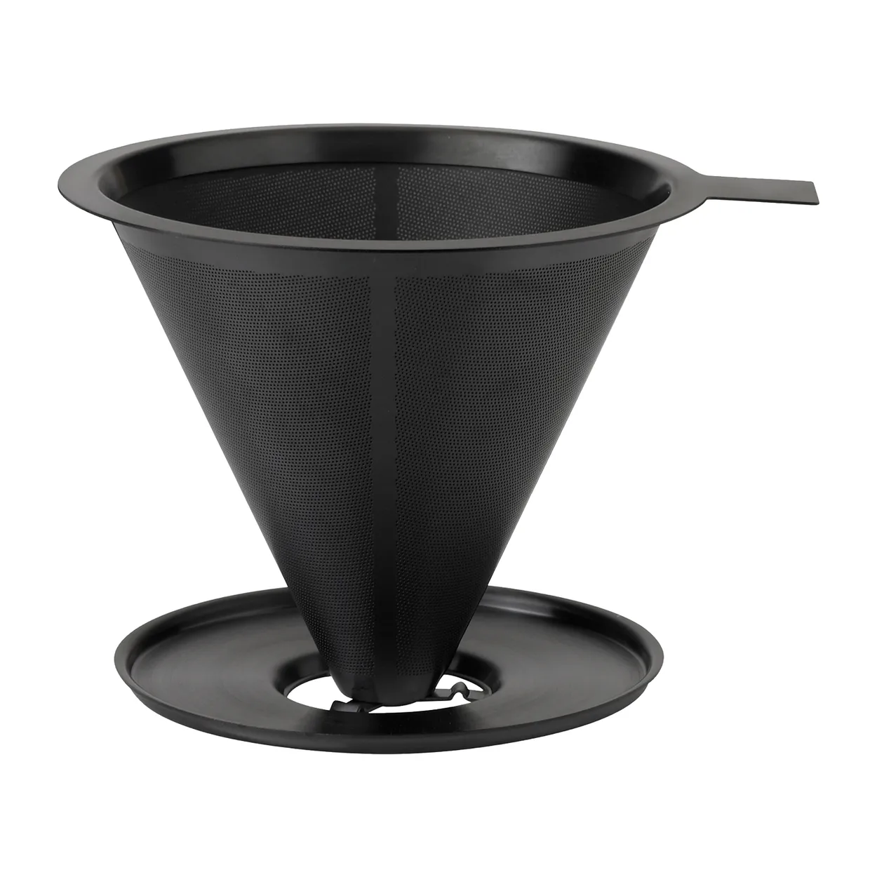 Stelton Nohr slow brew finmasket kaffetragt Black metallic