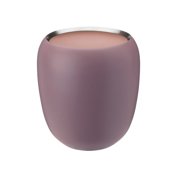 Ora vase 17 cm, Dusty rose/Powder Stelton