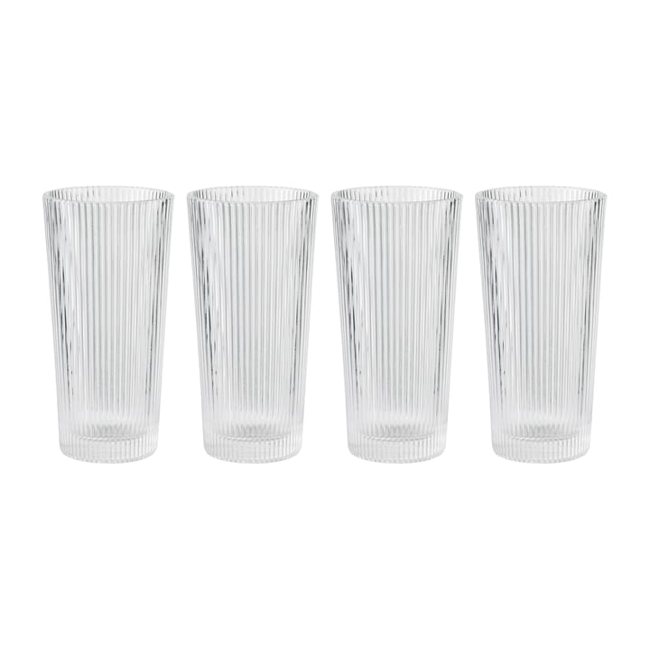 Pilastro long drink glas 30 cl 4-pak, Clear Stelton