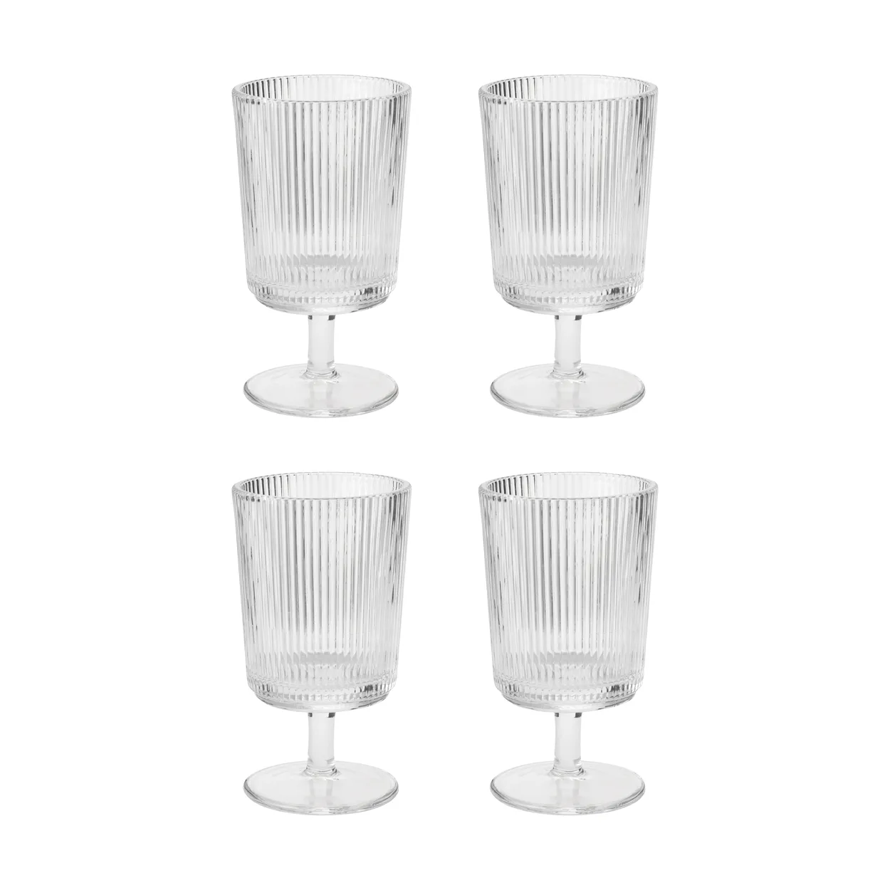 Stelton Pilastro vinglas 18 cl 4-pak Clear