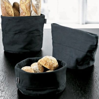 Stelton brødpose, sand-sort Stelton