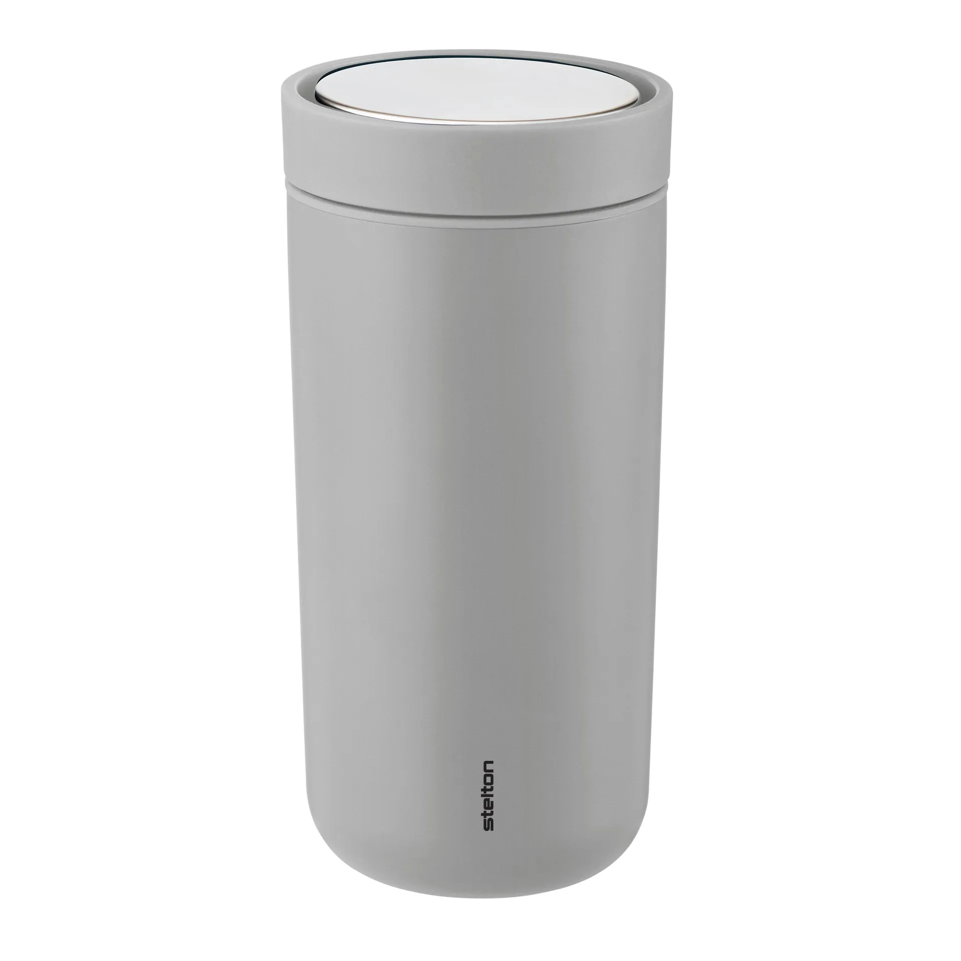 Stelton To-Go Click vakuumisoleret kop 0,4 L (lysegrå)