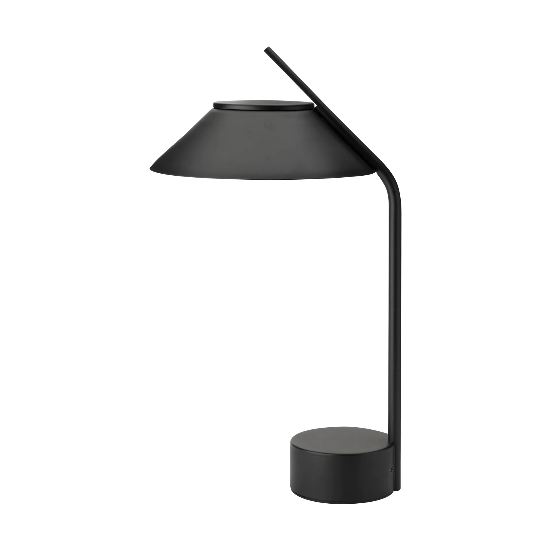 Vinkel LED bordlampe, portabel, Black Stelton
