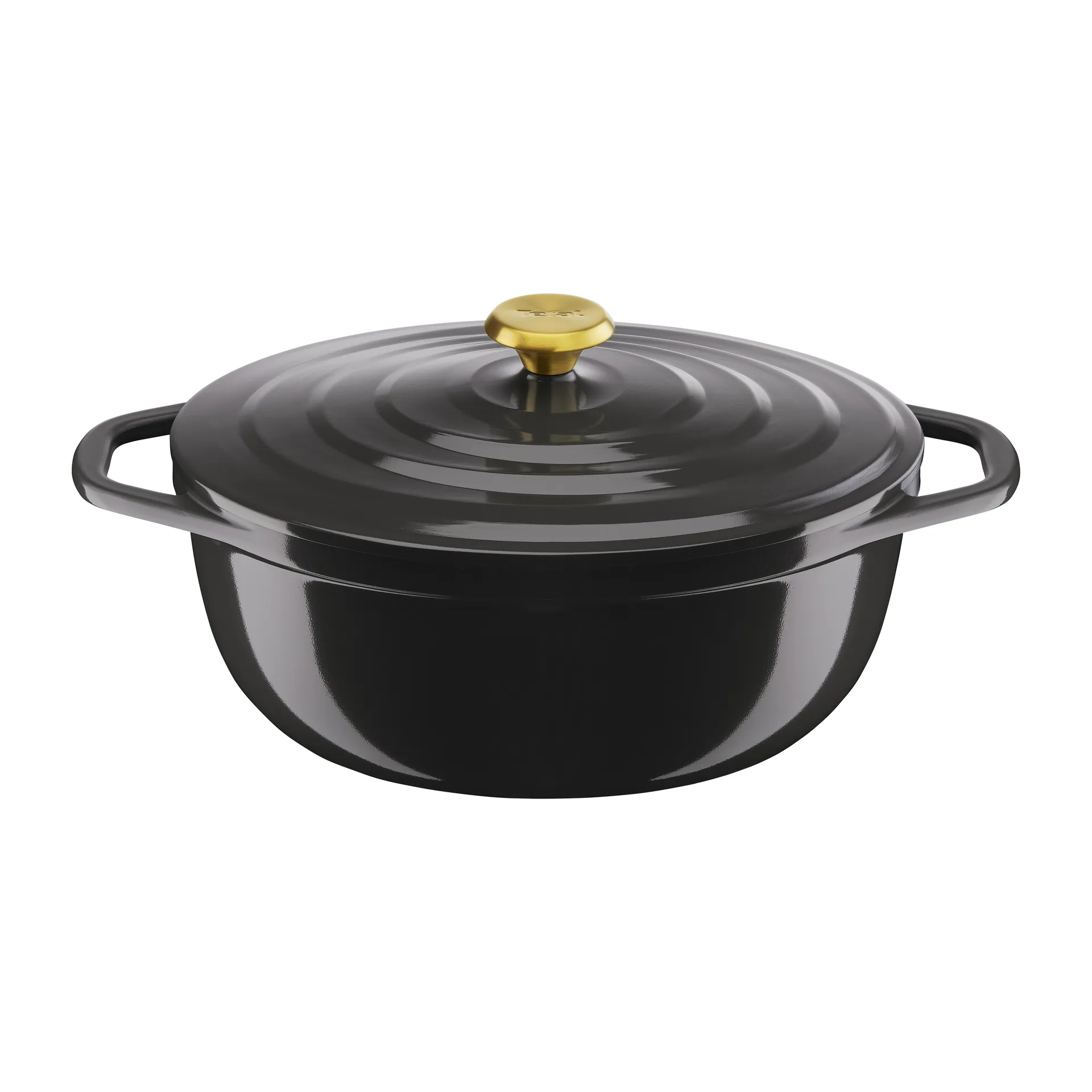 Air oval gryde 5,7 L, Grå Tefal