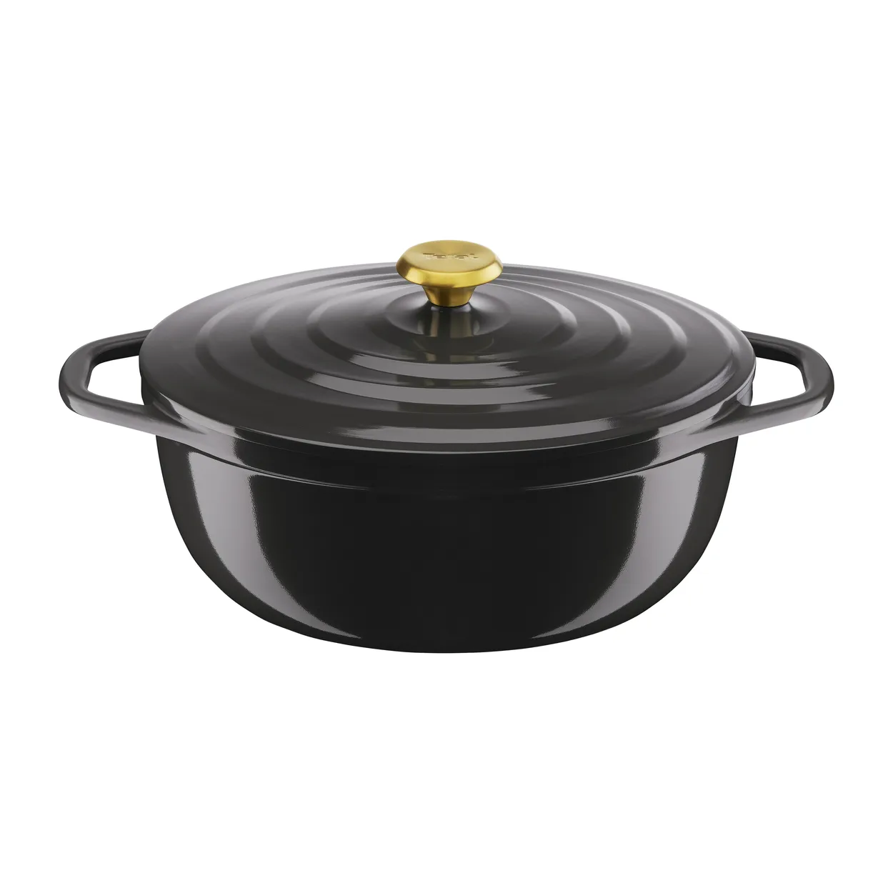Tefal Air oval gryde 5,7 L Grå