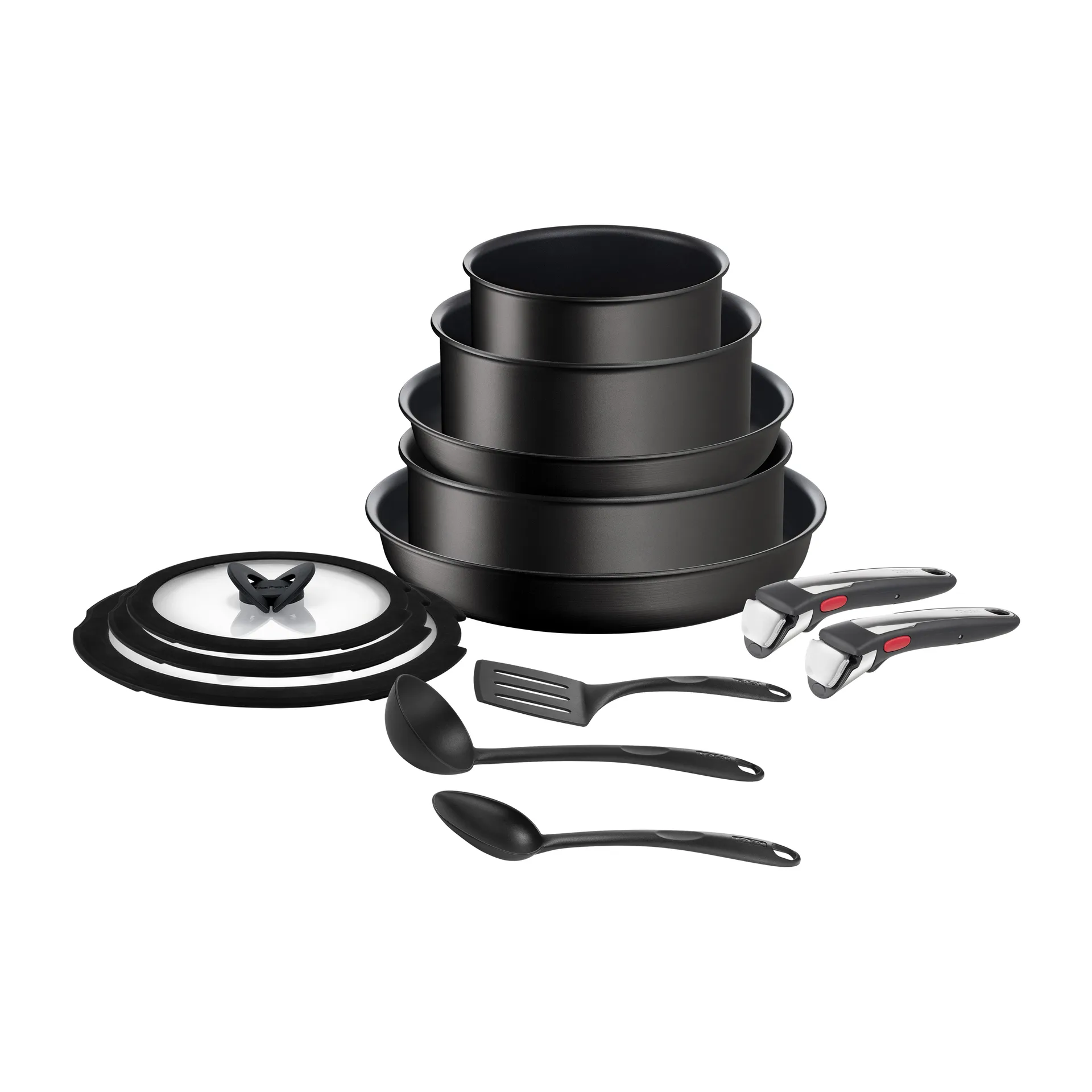 Ingenio Unlimited ON stegepande- og kasserollesæt, 13 dele Tefal