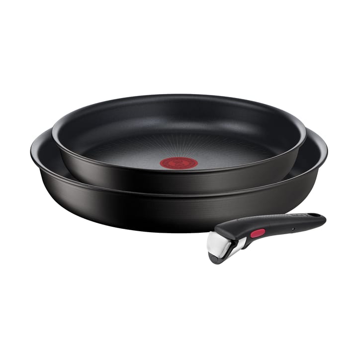 Ingenio Unlimited stegpandesæt 3 dele - Sort - Tefal