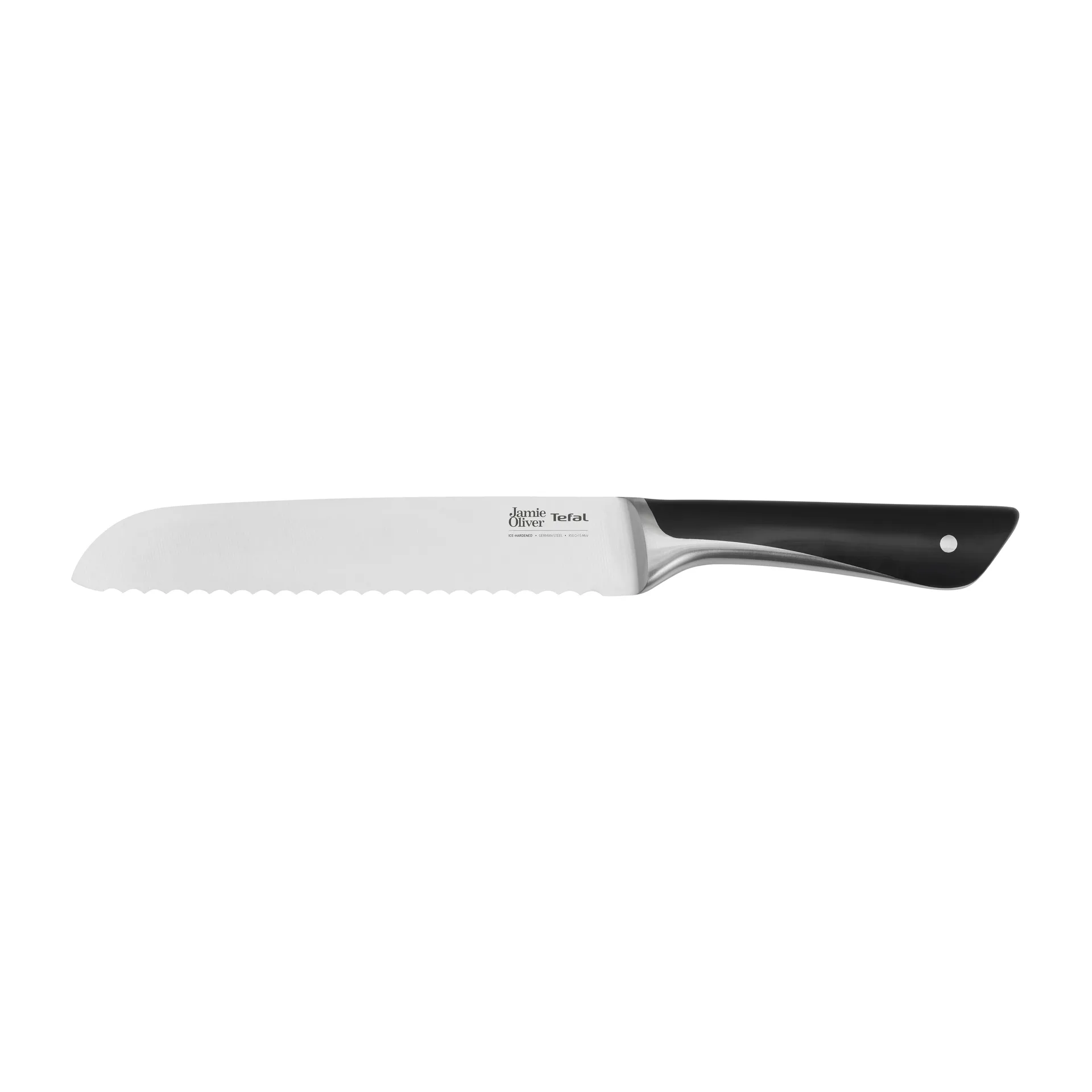 Jamie Oliver brødkniv 20 cm, Rustfrit stål Tefal