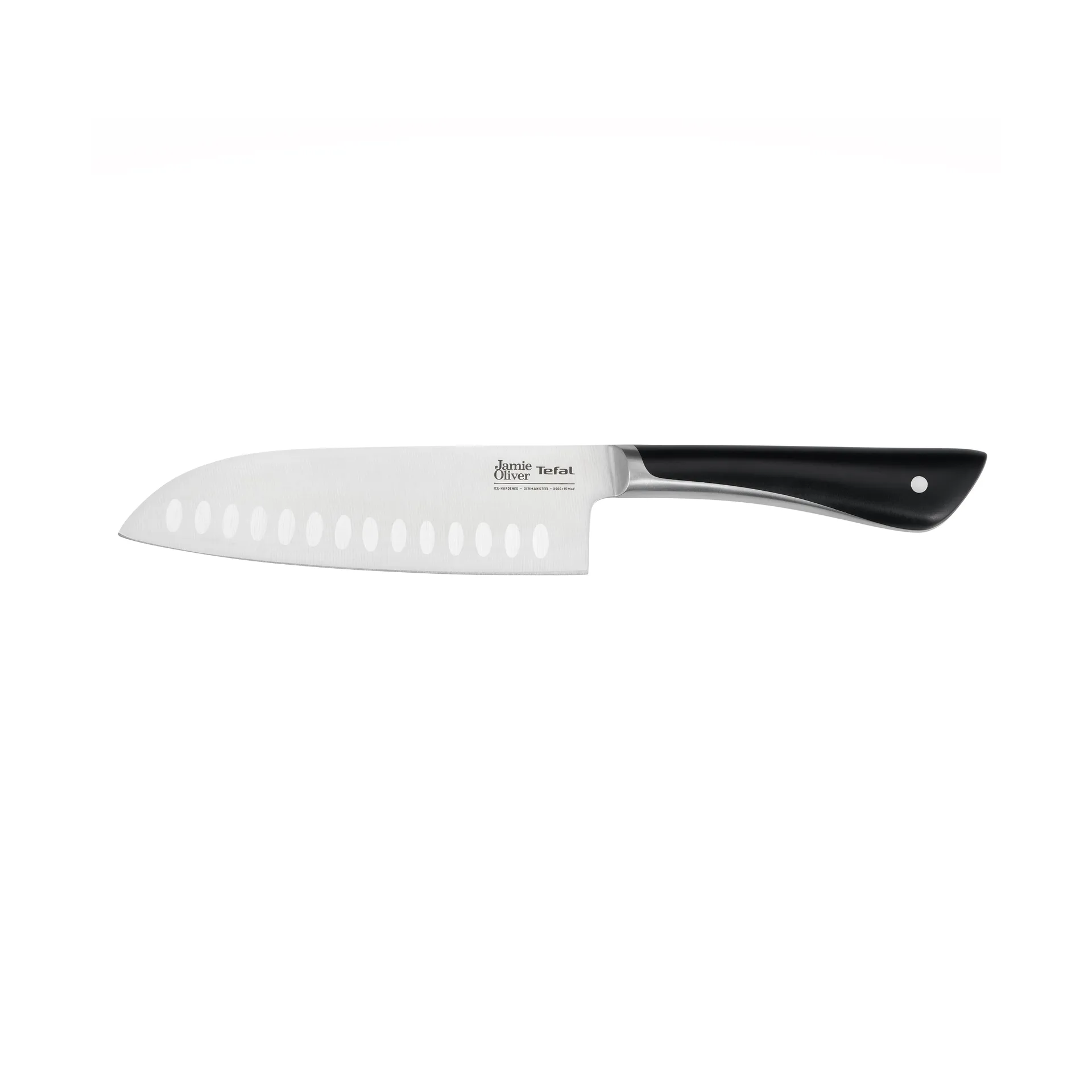 Jamie Oliver santokukniv, Rustfrit stål  Tefal