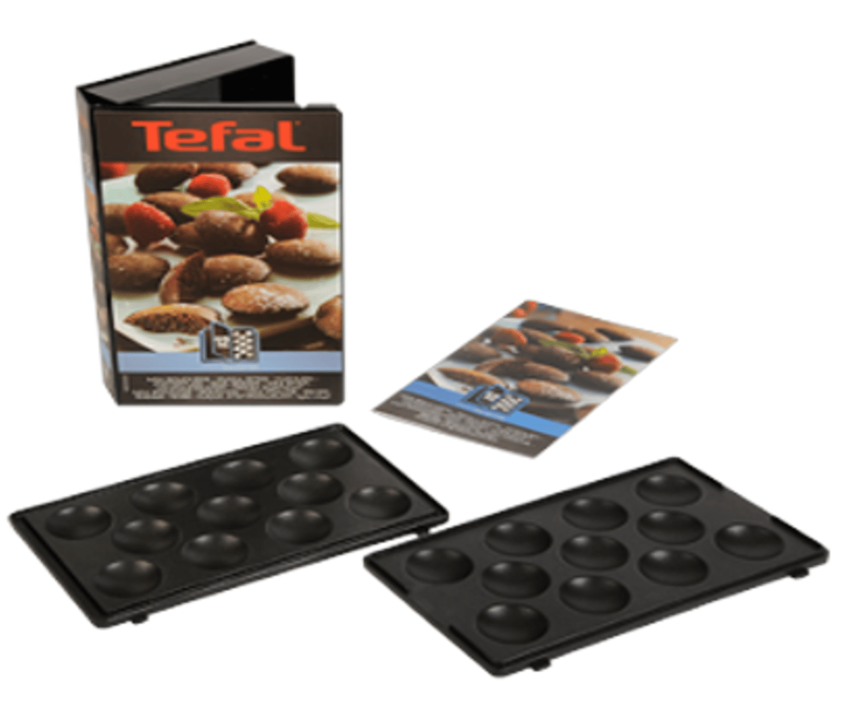 Tefal Snack Collection bageplader til sandwichgrill Sort