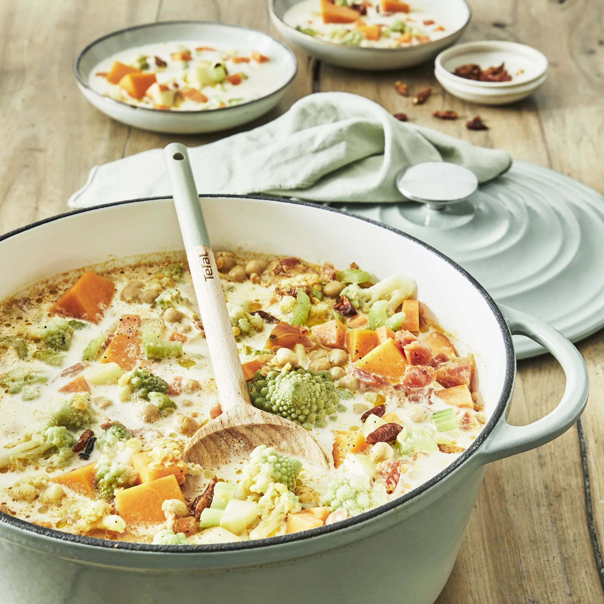 Tefal LOV rund gryde 7,4 L, Grøn Tefal